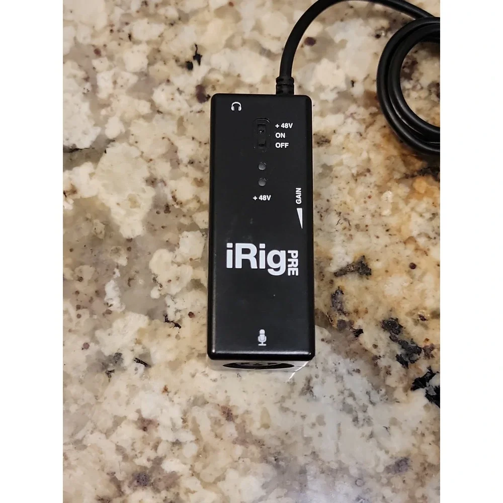 iRig‎ Pre Multimedia XLR Microphone Interface w/ Phantom Power Mobile Recording